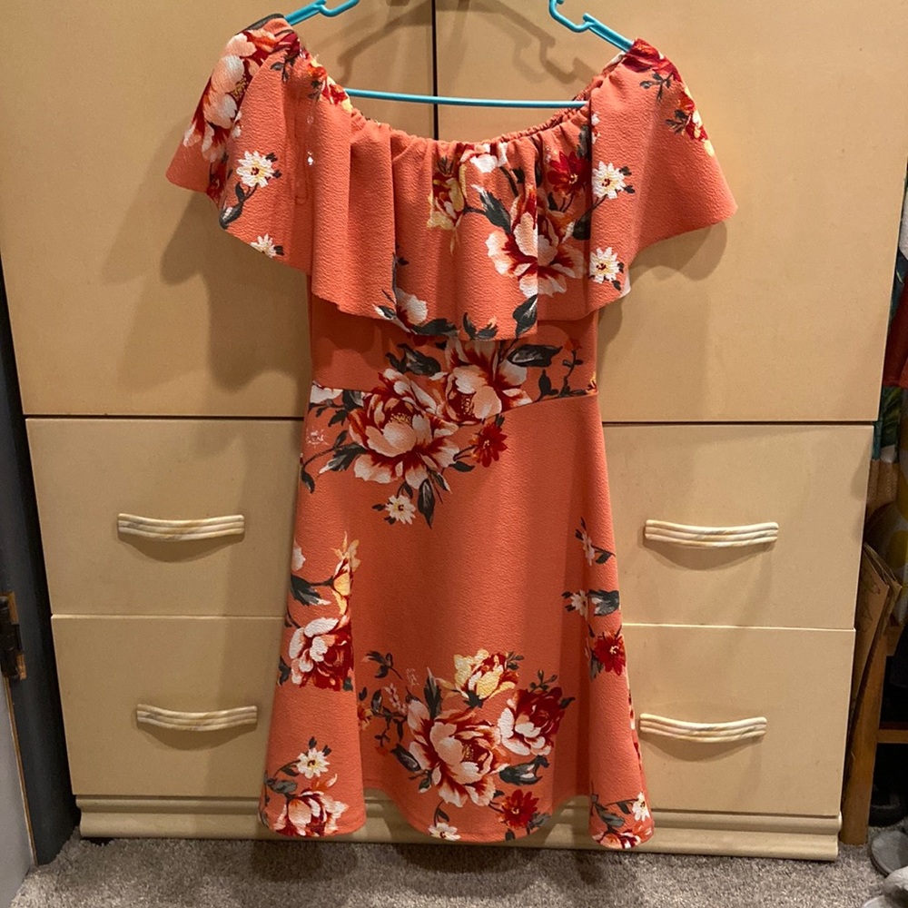 Floral flair dress